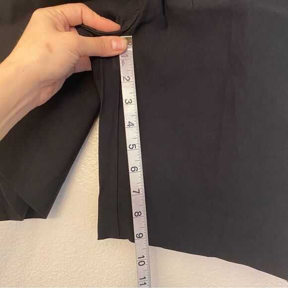 Hilary Radley Womens Midweight Bermuda Pull-On Shorts black stretchy M NEW - Picture 9 of 10